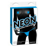 Neon Vibrating Crotchless Panty and Pasties Set  - Blue