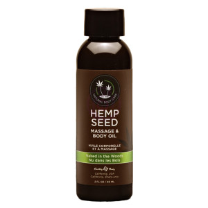 Hemp Seed Massage and Body Oil - Naked in the Woods - 2 Fl. Oz/ 60ml