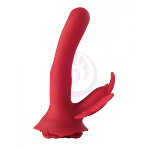 Layla - Butterfly Clit and G-Spot Vibrator - Red