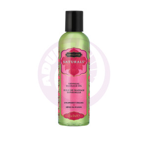 Naturals Massage Oil - Strawberry Dreams - 2 Fl Oz (59 ml)