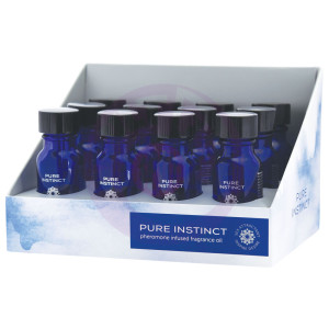 Pure Instinct Pheromone Fragrance Oil True Blue 12 Pc Display 15 ml