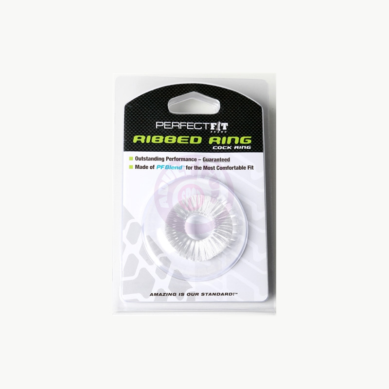 Ribbed Ring - Clear