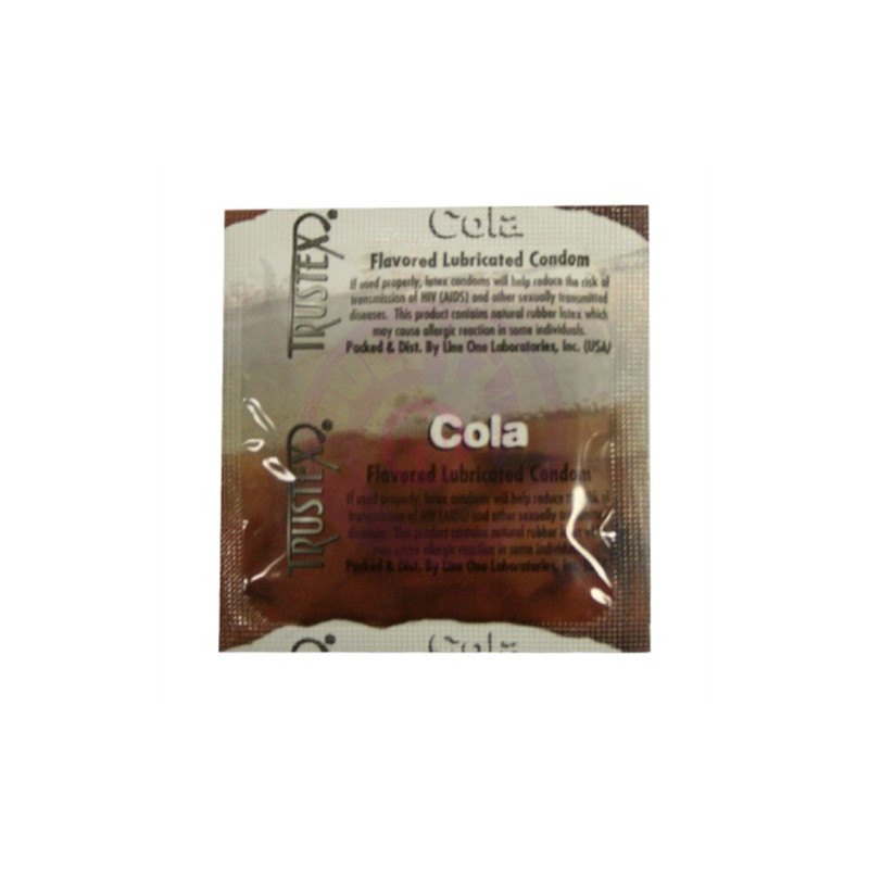 Trustex Flavored Lubricated Condoms - 3 Pack - Cola