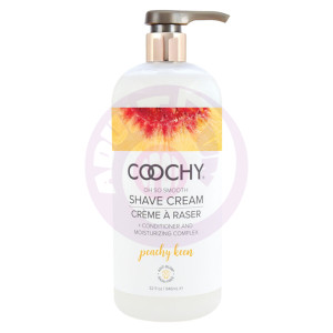 Coochy Oh So Smooth Shave Cream - Peachy Keen 32 Fl Oz