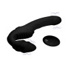 Pro Rider 9x Vibrating Silicone Strapless  Strap on With Remote Control