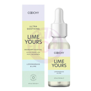 Coochy Ultra Soothing Lime Yours Ingrown Hair Oil  - Lemongrass and Lime - 4 Oz
