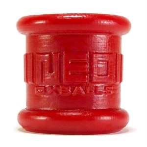 Neo 2 Inch Tall Ball Stretcher Squishy  Silicone - Red