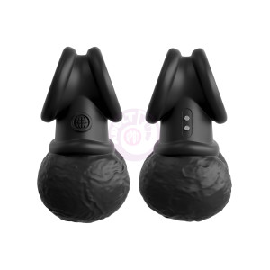 King Cock Elite - the Crown Jewels - Vibrating  Vibrating Silicone Swinging Balls