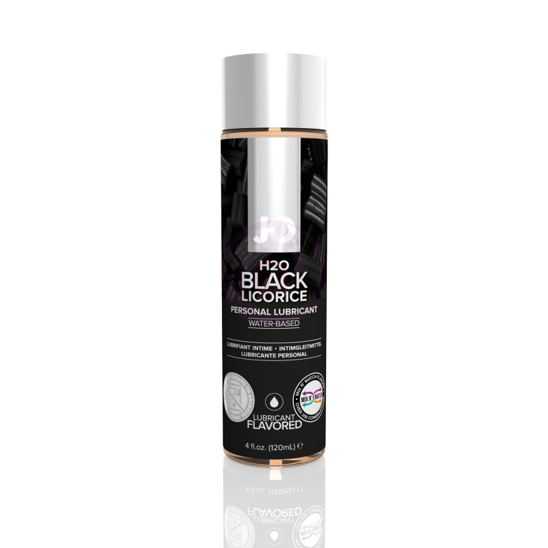 Jo H2O Flavored Lubricant - Black Licorice - 4 Fl. Oz. / 120 ml