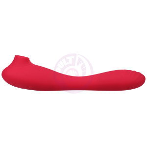 This Product Sucks - Sucking Clitoral Stimulator  With Bendable G-Spot Vibrator - Pink
