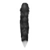 Interchangeable Black and White Fox Tail