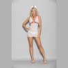 Nurse Chemise - One Size - White/red