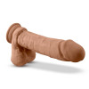 Au Natural - 9 Inch Dildo With Suction Cup -  Mocha