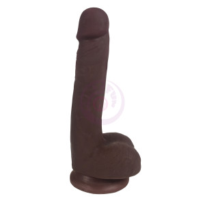 Easy Riders 7 Inch Slim Dong With Balls -  Chocolate