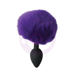 Sincerely Silicone Bunny Butt Plug - Purple