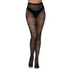 Barbed Wire Fishnet Tights - One Size - Black