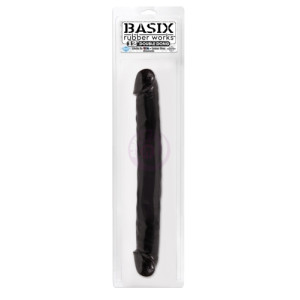 Basix Rubber Works 12 Inch Double Dong - Black