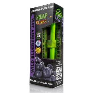 Hemp Bombs Disposable Wild Blueberry Jam 125mg