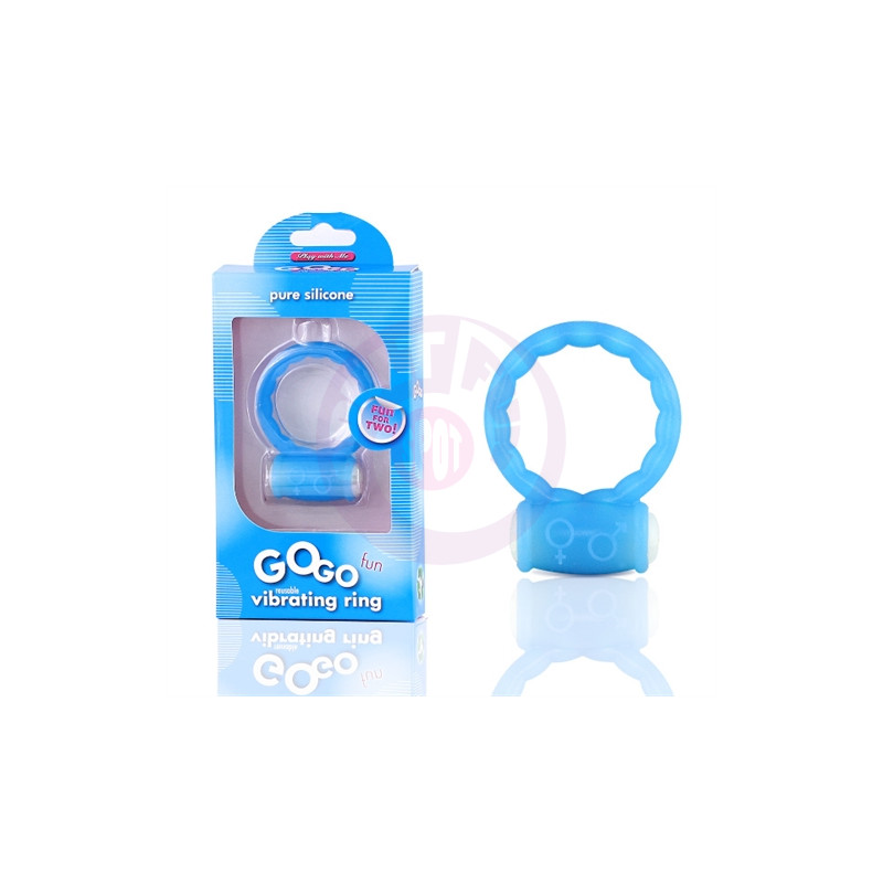 Gogo Fun Vibrating Ring - Blue